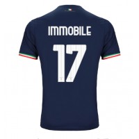 Lazio Ciro Immobile #17 Vonkajší futbalový dres 2023-24 Krátky Rukáv